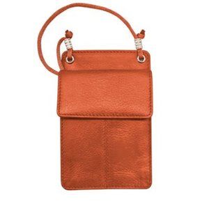 New genuine leather ID/cardholder lanyard